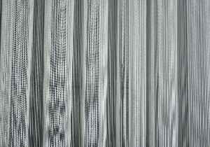 Desen Almira Simli Çizgili Eteği Kurşunlu (gramajlı) Tül Perde