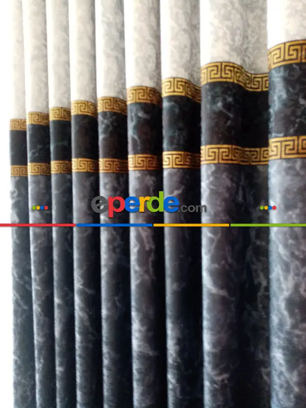 Brillant Pano Fon Perde Orjinal Brillant Gallery Liva Boner Serisi 1. Kalite- Mavi