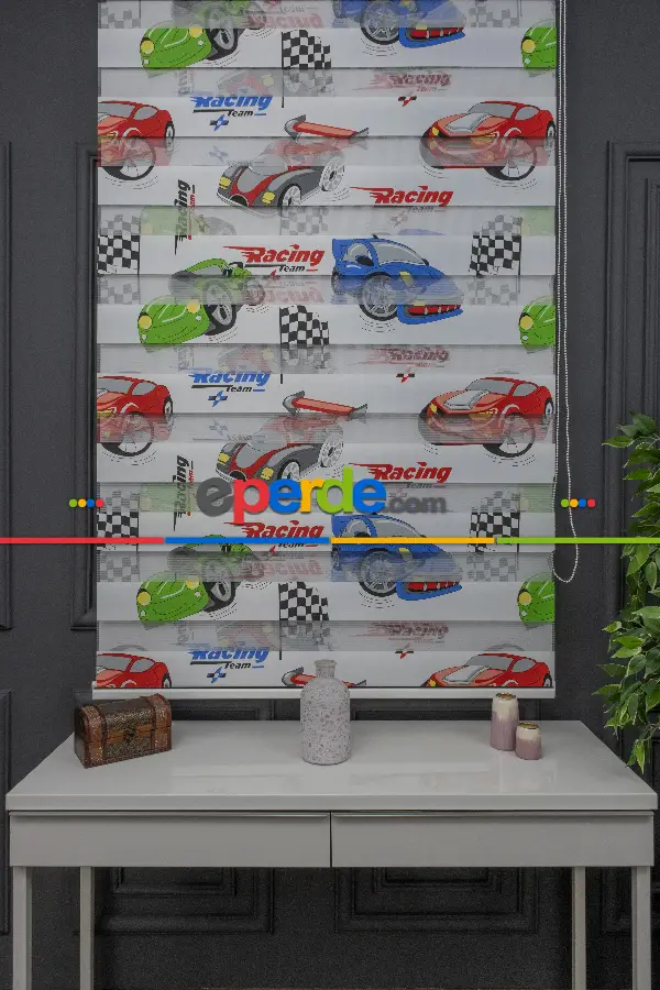 Zebra Perde - Dijital Araba Baskılı Zebra Perde