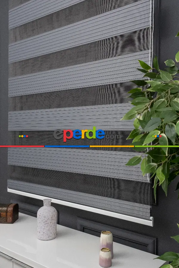 Zebra Perde - Geniş Pileli Zebra Perde