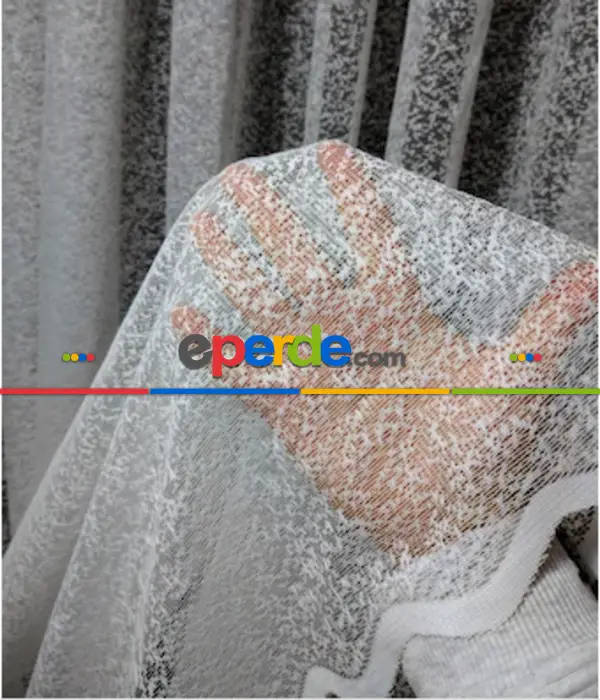 Örme Jakarlı Tül, Extra Yumuşak, Ütü İstemez