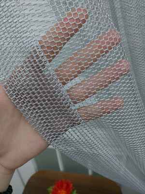 Metre İle Dikişsiz Kumaş Gri File Tül Fon Perde- Gri-Füme-Antrasit