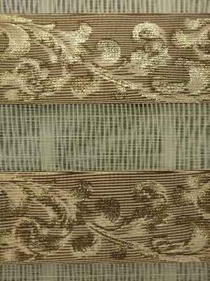 Oturma Odası - Jakarlı Zebra Perde Bdz-02- Altın Simli-kahve