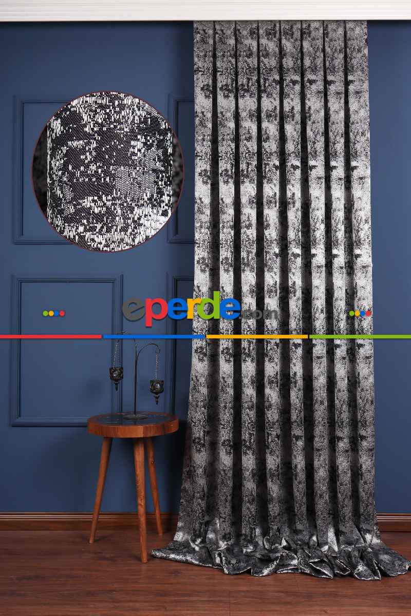 Oturma Odası Desing Jakar Dokuma Fon Perde