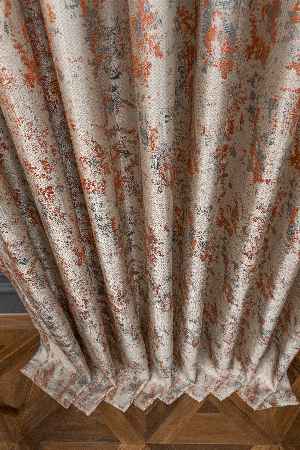 Salon Fon - Desenli Jakar Fon Perde En 150 Cm