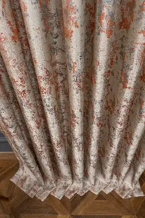 Salon Fon - Desenli Jakar Fon Perde En 150 Cm