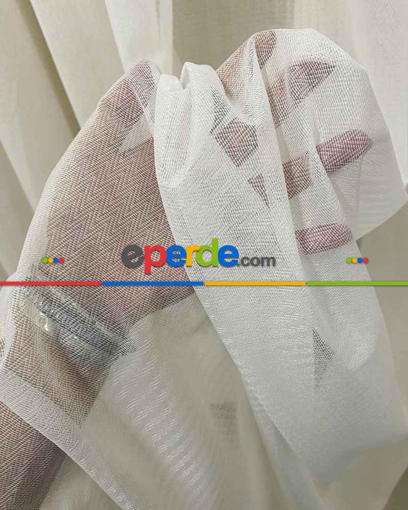 Brillant Balık Sırtı Desen Tül Orjinal 1. Kalite