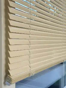 Mutfak Jaluzi - Krem Alüminyum Jaluzi Perde - 25mm