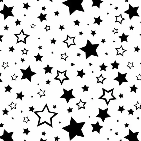 Çocuk Odası Fon Perde K471c - Kumaşı Kalındır Duck Bezi Değildir.- Siyah-Beyaz