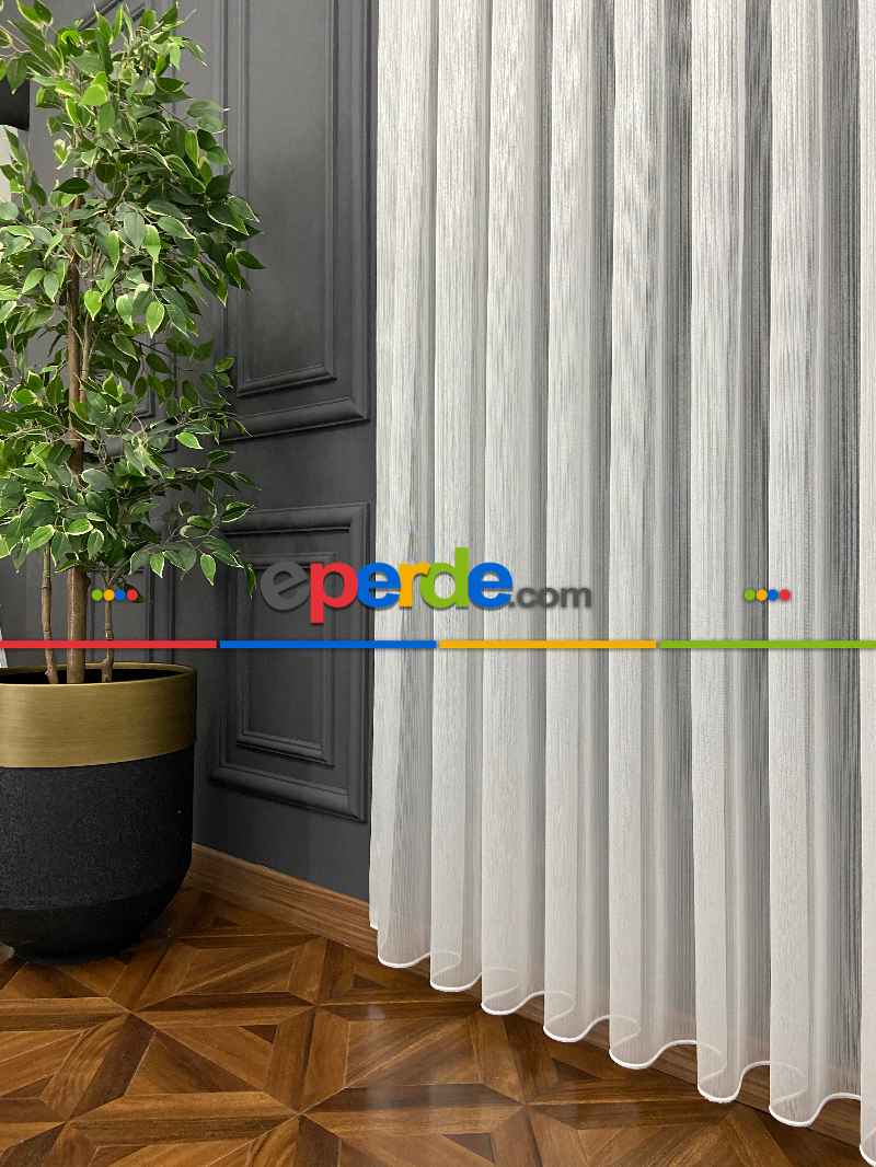 2025 Gramajlı Armürlü D246 Kesinlikle Kırışmaz Etek Ağırlıklı Tül