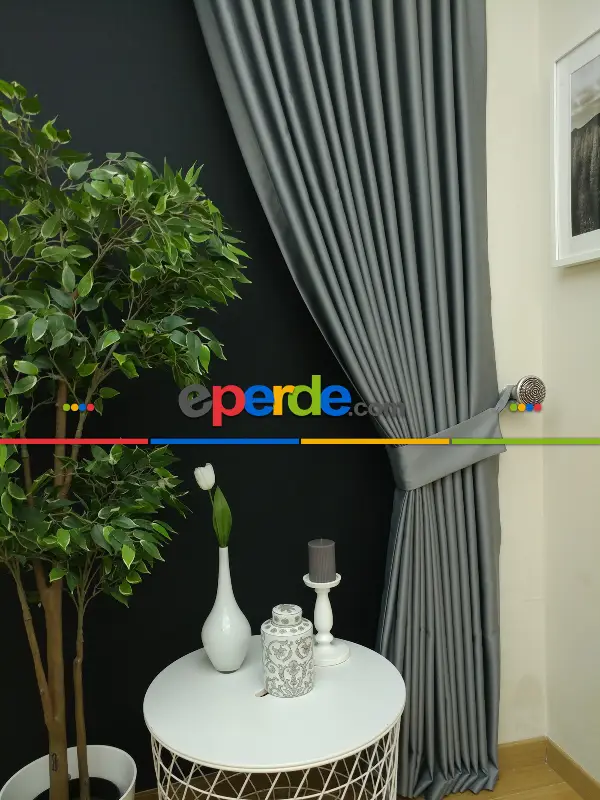 Koyu Gri Blackout %90 Karartma 1 Kallite Elit Ürün