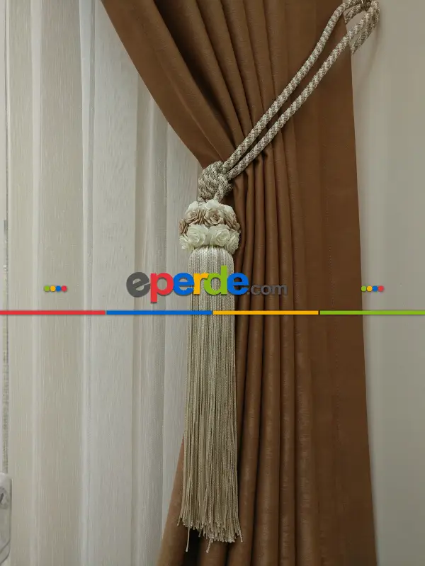 Soft Kakao Fon Perde (180)- Kakao