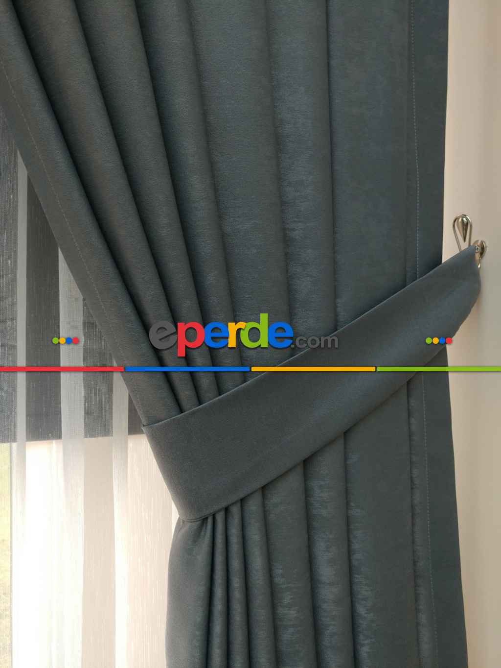 Soft Açık Gri Fon Perde (150)- Gri-füme-antrasit