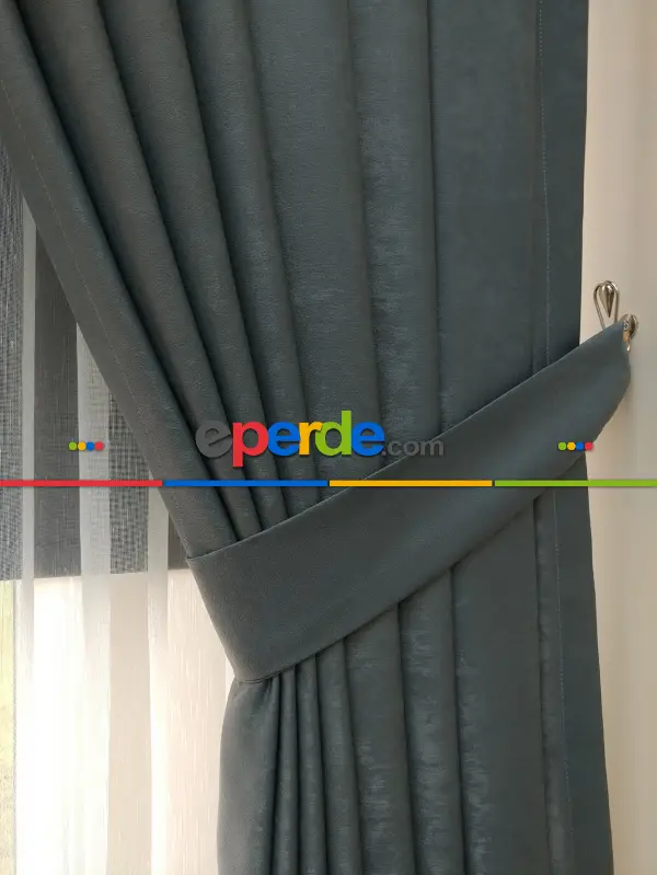 Soft Açık Gri Fon Perde (150)- Gri-füme-antrasit