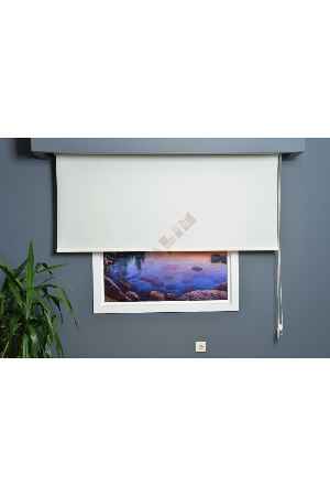 1.sınıf Mat Kumaş Ekru Stor Perde Aynı Gün Kargo