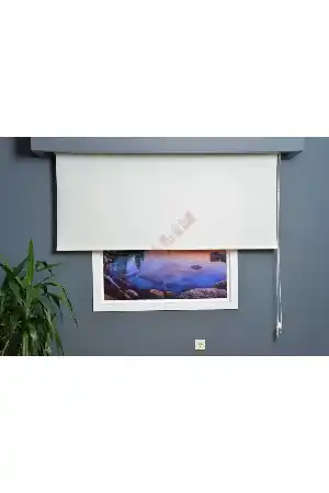 1.sınıf Mat Kumaş Ekru Stor Perde Aynı Gün Kargo