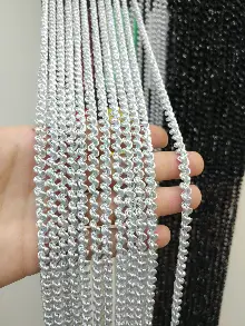 Bukle İp Perde (beyaz, Krem, Gri, Kırmızı, Bordo, Siyah, Mavi, Pembe, Sarı)- Siyah-yeşil-mavi-gri-füme-antrasit-kırmızı-sarı-beyaz