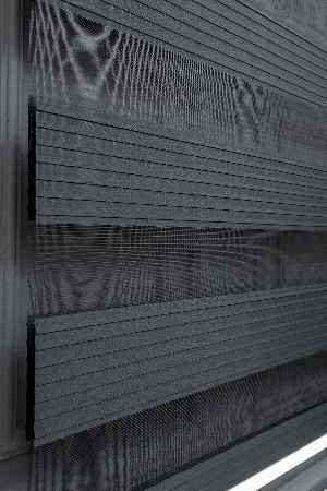 Siyah Zebra Perde, Pileli Plise Model