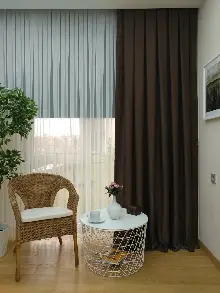 Soft Sütlü Kahve Fon Perde (180)- Sütlü Kahve