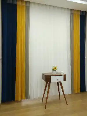1. Kalite Çizgili Tül Dikey Zebra Perde - Ft-33 Parlement , Ft-16 Hardal , Ft-09 Elegans , Ft-02 Ekru- Lacivert-kahverengi-ekru-sütlü Kahve-hardal Sarısı