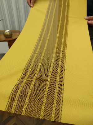 2021 Sezonu - Tül Dikey Zebra Perde - Stor Tül Perde Hepsi Birarada- Turuncu-ekru-hardal Sarısı