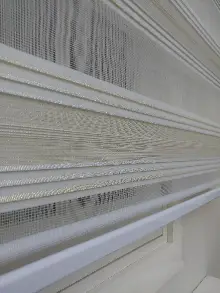 Mutfak - Elit Simli Pileli Krem Zebra Perde 43-1- Krem-altın Simli-gri Simli- Çok Renkli 3