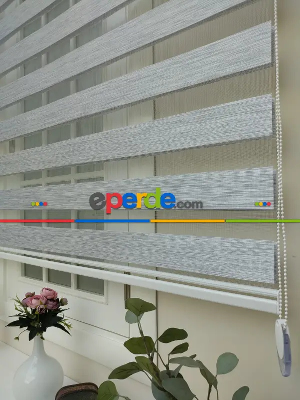 Zebra Perde -bambu Zebra (eco Serisi )- Gri Açık