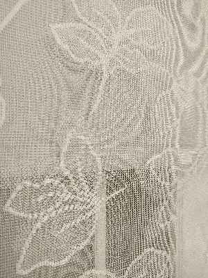 Oturma Odası - Çiftli Sistem Tül Stor Beyaz Örme Tül 2023- Beyaz