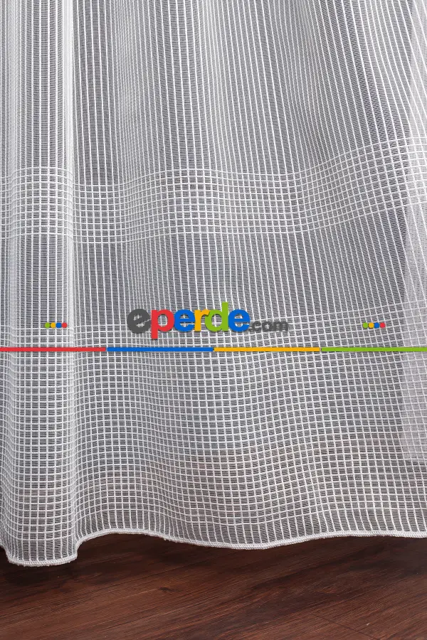 Sementa Düz Tül Perde - Ekru