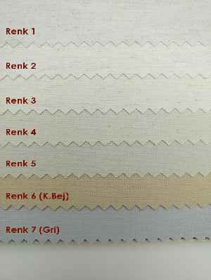 Yatak Odası Stor Perde - Keten Stor Perde - 7 Farklı Renk- Gri-füme-antrasit-krem-bej-çok Renkli