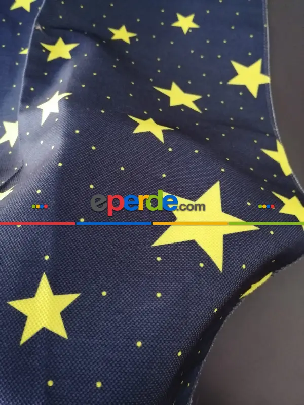 Milano Çocuk Odası Yıldız Pano Fon - Mavi 50cm X 1cm 