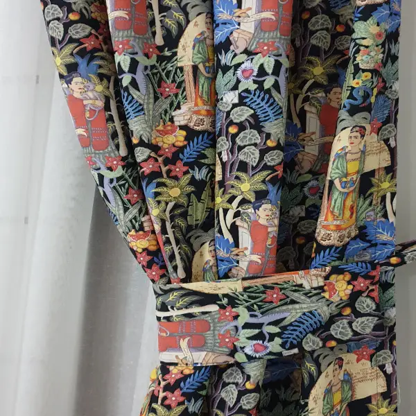 Popart Desenli Fon Perde Evmpopart4 Kumaşı Kalındır Duck Bezi Değildir- Çok Renkli 2