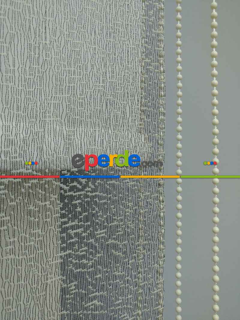 Çiftli Sistem Dantel Stor- Siyah-altın