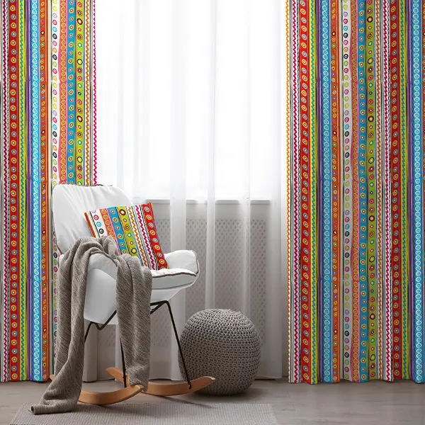 Çocuk Odası Fon Perde Evim2000-3 Kumaşı Kalındır Duck Bezi Değildir