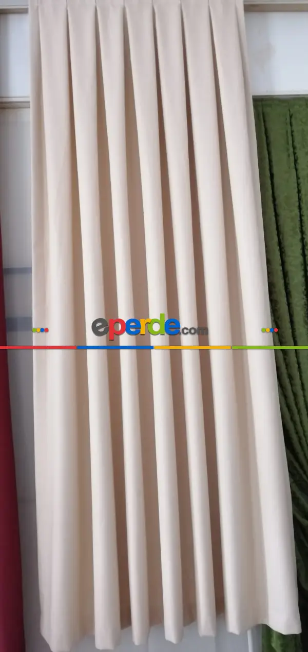 Milpa Keten Düz Fon Perde - 32 Renk Seçekli