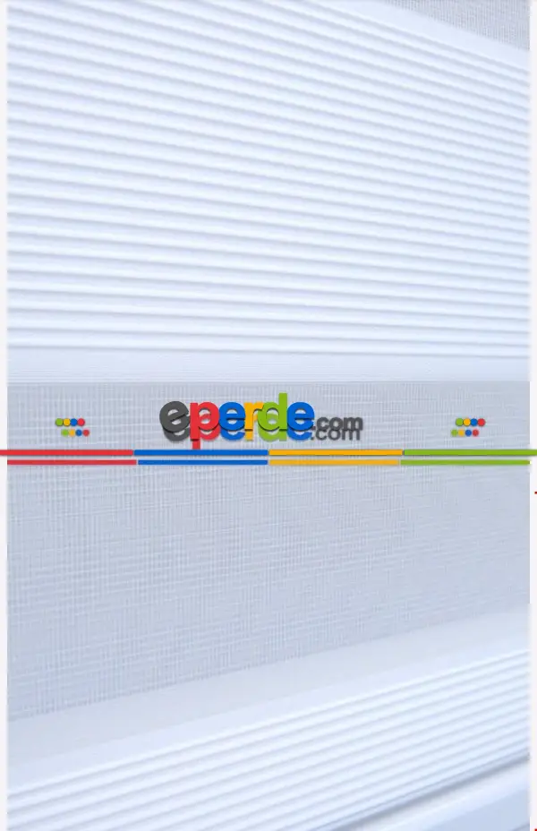 Zebra Perde Micro Pliseli Beyaz- Beyaz