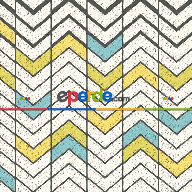 Modern Mutfak Perdesi Kanat Fon Perde Desenli- Siyah