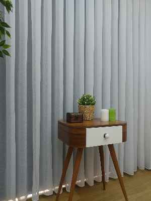 Mutfak - ( Orjinal ) Düz Crush Tül Perde 