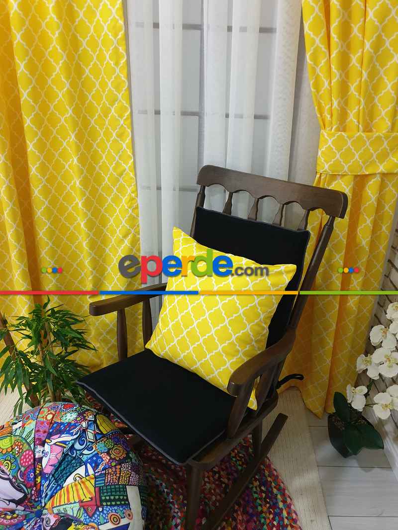 Ottoman Desenli Fon Perde Evm1929 Kumaşı Kalındır Duck Bezi Değildir