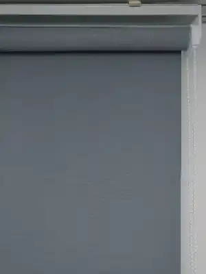 Yıkanabilir Pvc Mat Lüx Stor Perde - Gri 1. Kalite- Gri-füme-antrasit