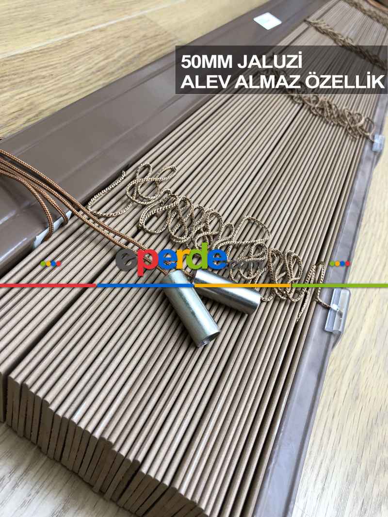 Mutfak Ahşap Jaluzi Perde- Ceviz