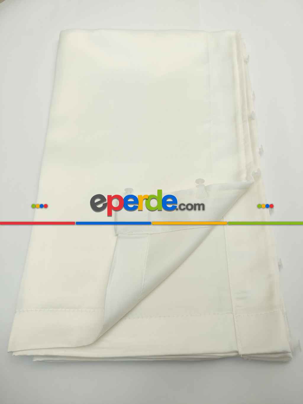 Güneşlik Saten - Ekru (uzun Boy)- Ekru