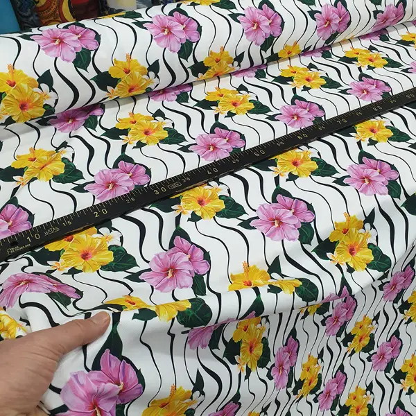 Çiçek Desenli Fon Perde Evm325 - Kumaşı Kalındır Duck Bezi Değildir.- Siyah-Sarı-Beyaz-Mor-Lila-Çok Renkli