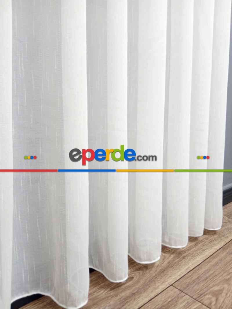 Yatak Odası - Exculusive Love Ütü İstemez Kırışmaz Sade Tül Perde