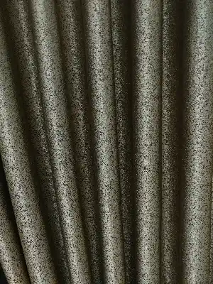 Kahve Çok Gramajlı Desenli Jakar Fon Perde