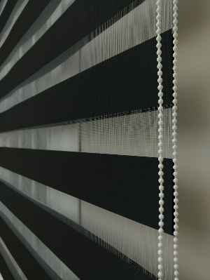 Zebra Perde - Düz Zebra Perde- Siyah