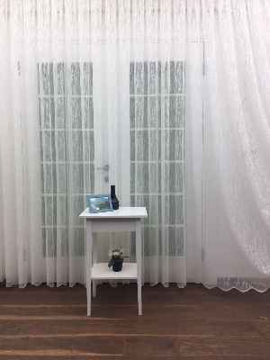 Özel Örme Dokulu Tül Perde 100% Orjinal Ürün- Ekru