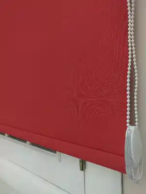 Mat Stor Perde - Kırmızı- Kırmızı