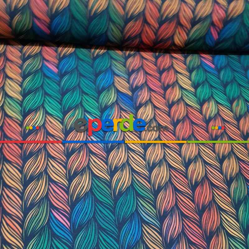 Etnik Desenli Fon Perde K581 E - Kumaşı Kalındır Duck Bezi Değildir.- Siyah-Sarı-Kahve-Çok Renkli