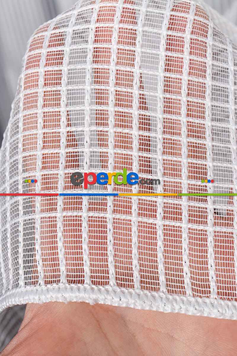 Salon Tül - Sementa Düz Tül Perde - Ekru